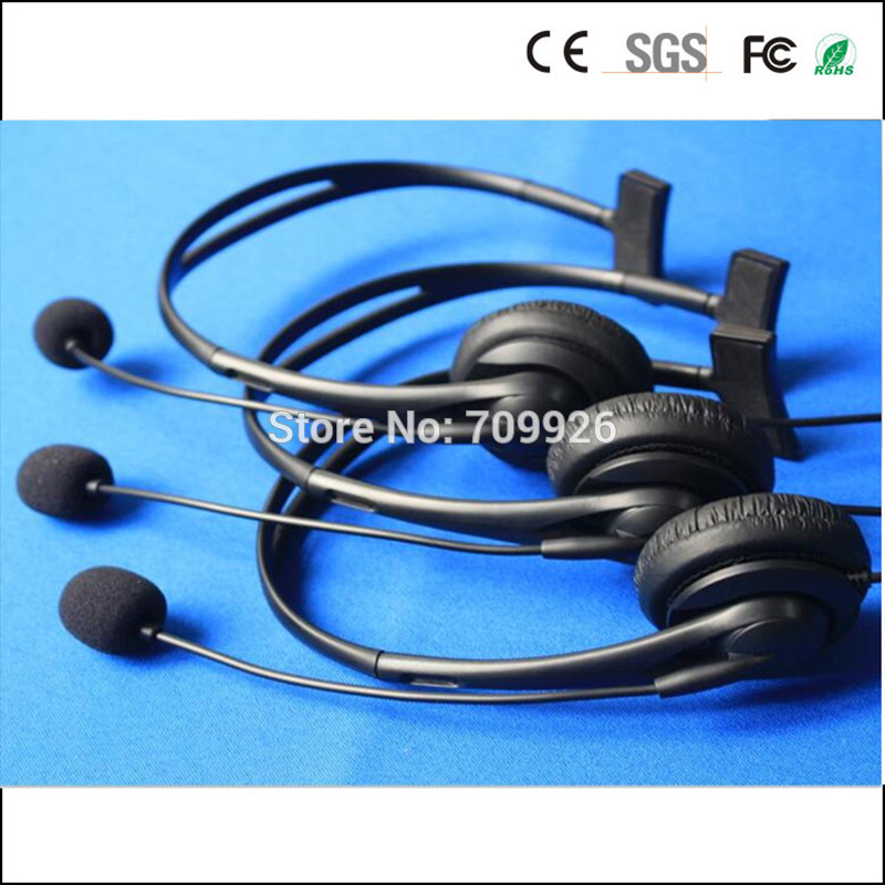 Linhuipad Manufacture Cheap Call Center Telephone Headset Noise Cancelling 2.5mm jack