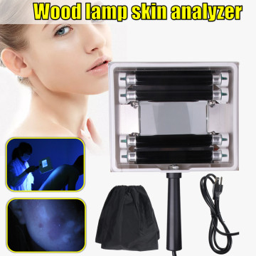 Portable Woods Lamp Beauty Salon Skin Analyzer Skin Testing UV Magnifying Light Device Skin Health Care US EU Plug