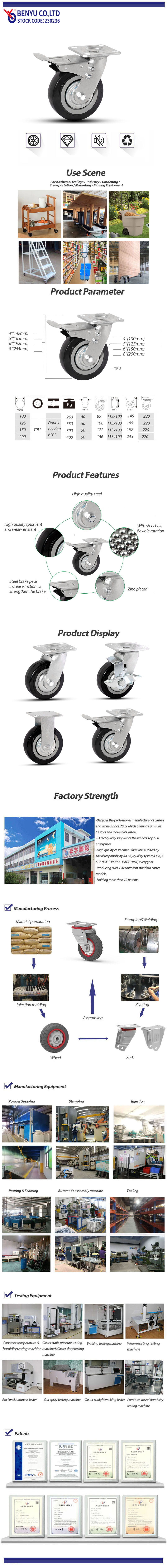 Wear Resistant Cart Caster