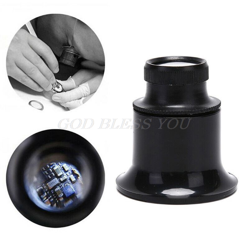 20X Jewelers Eye Loupe Loop Magnifier Magnifying Glass Watchmakers Jewelry Tools Drop Shipping