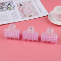 3pcs/lot Plastic Self Grip Hair Rollers Clips Cling DIY Pink Hair Curlers Styling Tool Salon Hairdressing Maker 5.5*2.5*6.5cm
