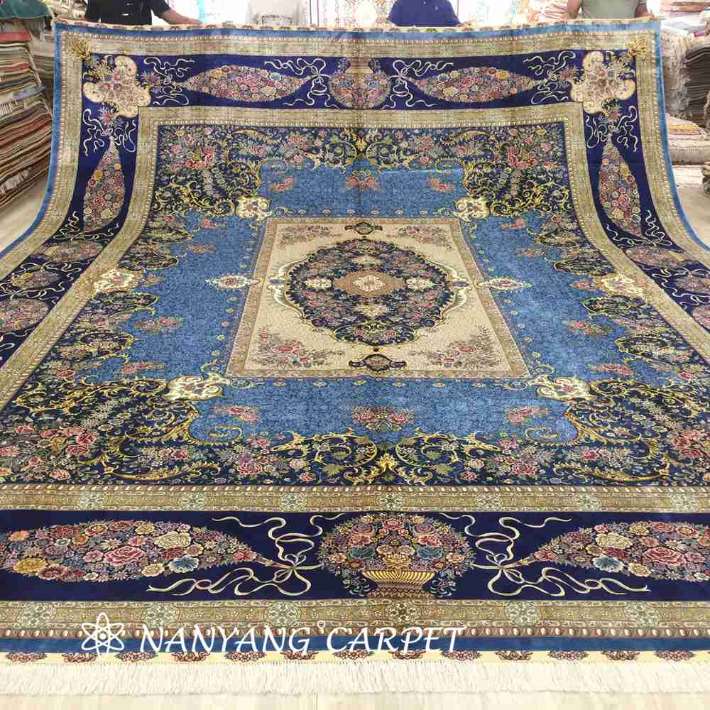 13.1x16.4 ft silk rug 