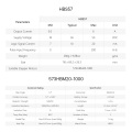 Leadshine Nema23 3 Phase Hybrid Servo Closed Loop Motor Driver Kit HBS57+573HBM20-1000 HBS507