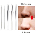 Stainless Steel Blackhead Remover Acne Needle Set Pimples Squeeze Face Cleaning Skin Care Tools Remove Dirt Brighten Beauty