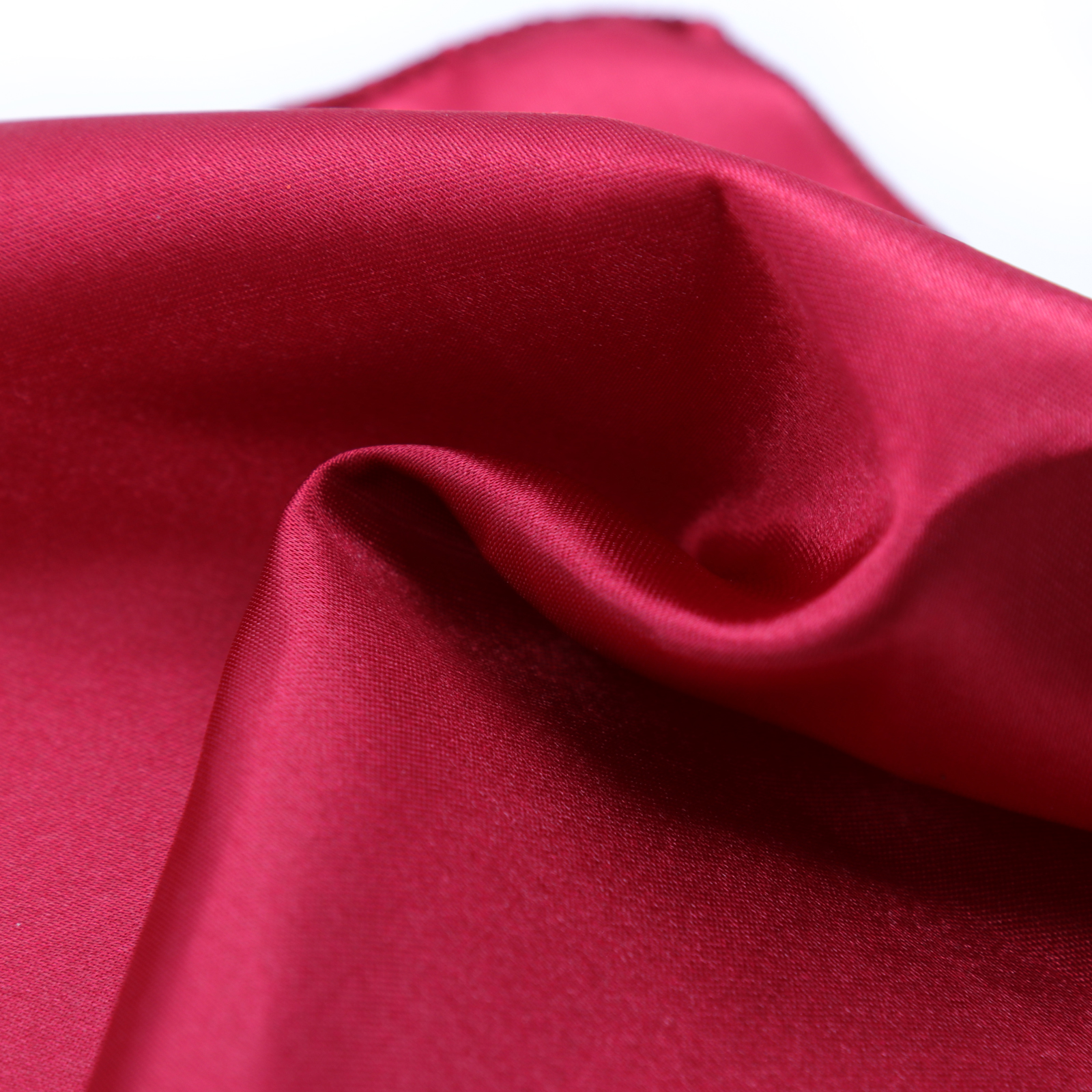 25PCS Square Satin Table Napkin 30cm Pocket Handkerchief Cloth For Wedding Decoration Event Party Hotel Home Supplies White Red