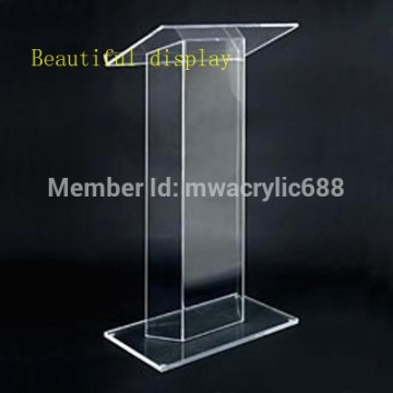 pulpit furniture Free Shipping High Soundness Modern Design Cheap Clear Acrylic Lectern acrylic podium
