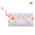 1pc Easy-carry Snap-strap Wipes Container Clutch And Clean Wipes Carrying Case Wet Wipes Bag Clamshell Cosmetic Pouch