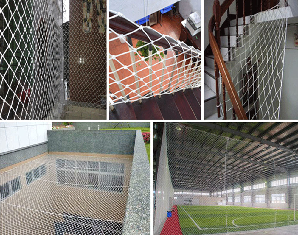 Heavy Duty Polyester Plant Trellis Netting 10x10CM Square Soft Mesh Gardening Planting Trellis Nettings Safty Protecting Net