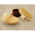 @ New Premium Natural Bristle Wooden Bath Shower Body Back Dry Skin Brush Massager Spa Scrubber Sponges Effective Exfoliator