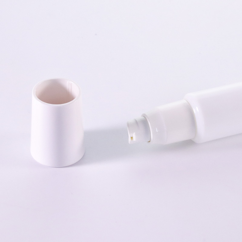 Special Shape Glass Bottle With White Pump3 Jpg