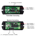 9-16V DC/AC Active Photoelectric Single one 1 infrared Beam Sensor Barrier Detector for Gate Door Window burglar alarm system