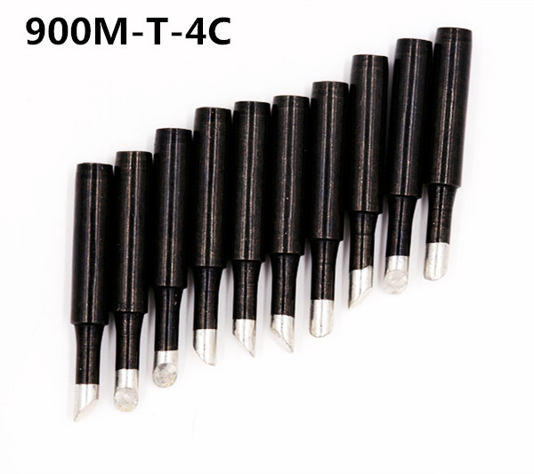 SZBFT 10 piece Black 900M-T-4C Series Horseshoe type iron head Welding tip Soldering iron tip free shipping