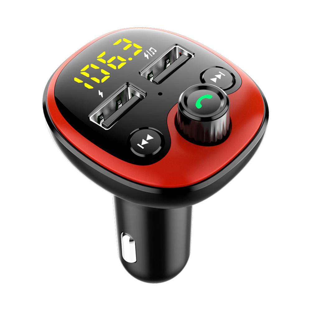 New Hot Bluetooth FM Transmitter for Car with Dual 3.1A USB Charging Ports Hands-Free Car Charger Radio Receiver Mp3 Player CSV