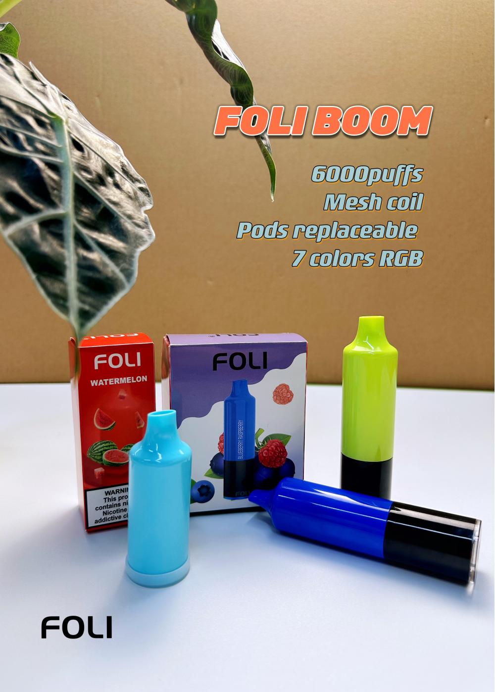 Foli Boom Replaceable Vape Pen