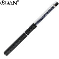 BQAN Black Petal Nail Brush UV Gel Builder Acrylic Nail Brush Flat Head Nail Painting Pen Nail Tools Manicure Rhinestone Handle