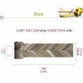 YOLALA 20x300CM Retro Self Adhesive PVC Floor Roll Vintage Brick Line Pattern DIY Hotel Bedroom Ground Decal Floor Sticker