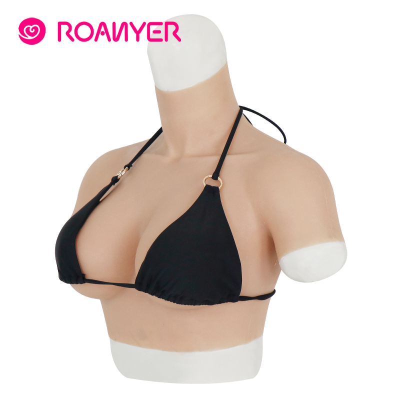 Roanyer artificial E Cup Realistic silicone fake breast forms for crossdressing transgender crossdresser