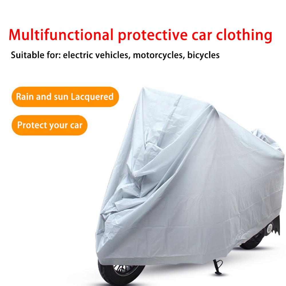 210CM Motorcycle Cover Waterproof Outdoor Dustproof Sunshine Covers UV Protection MTB Bike Electric Bicycle Cases Accessories