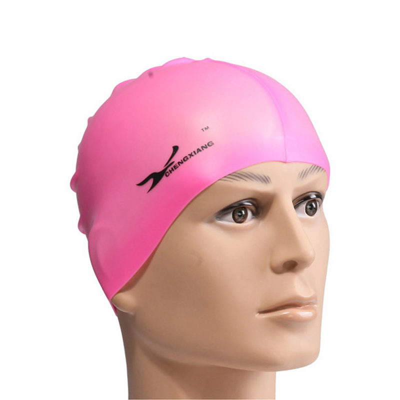 2020 Elastic Silicone Waterproof Swimming Caps Protect Ears Long Hair Sports Swim Pool Hat for Men & Women Adults Dropshipping