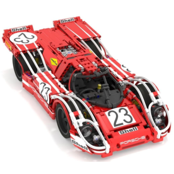 Small particle technology gear machinery MOC-3600 917K 23 sports car engine formula racing brick parts package