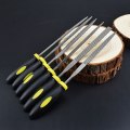 Wood Carving Tools Mini File Set Microtech Needle Rasp Filling Woodworking Files Hobby Hand Diy Folder Metal Filing Flat