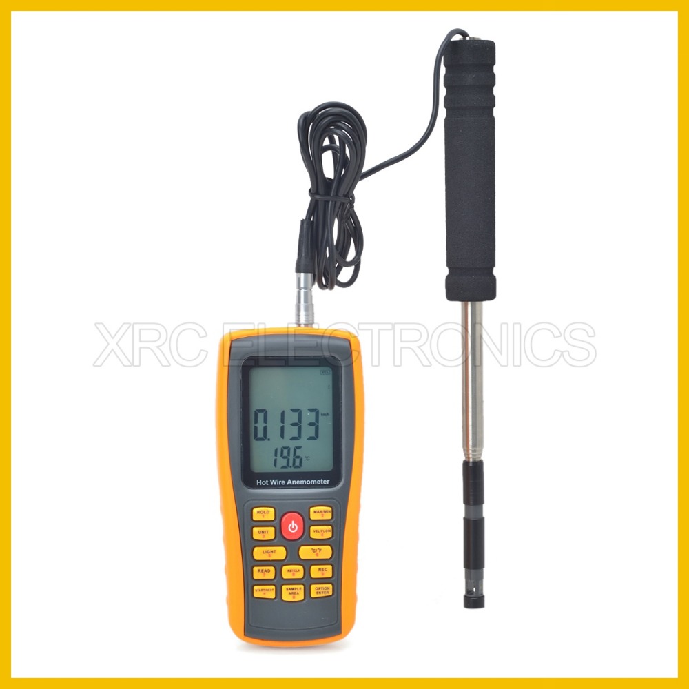 RZ GM8903 Anemometer Wind Speed GaugeTemperature Measurement USB Interface Tool Measuring Instrument