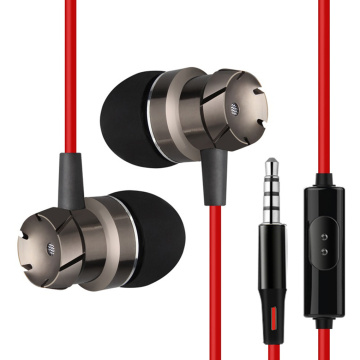 3.5mm Port In-ear Super Bass Line Control Earphone Phone MP3 Computer Laptop Headphone Microphone Wired Headset