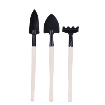 Mini Gardening Tools Spade Shovel Harrow Set Potted Plants Maintenance Suit With Wooden Handle Garden Tool