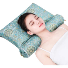 Upgraded Cervical Pillow Inflatable Heated Neck Pillow Cassia Buckwheat Husk Candy Pillow 12 Herbs Hot Compress Cervical Pillow
