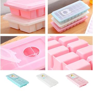 House Lc New 16 Cavity Ice Cube Tray Box With Lid Cover Drink Jelly Freezer Mold Mould Maker 17Aug29 hot sale