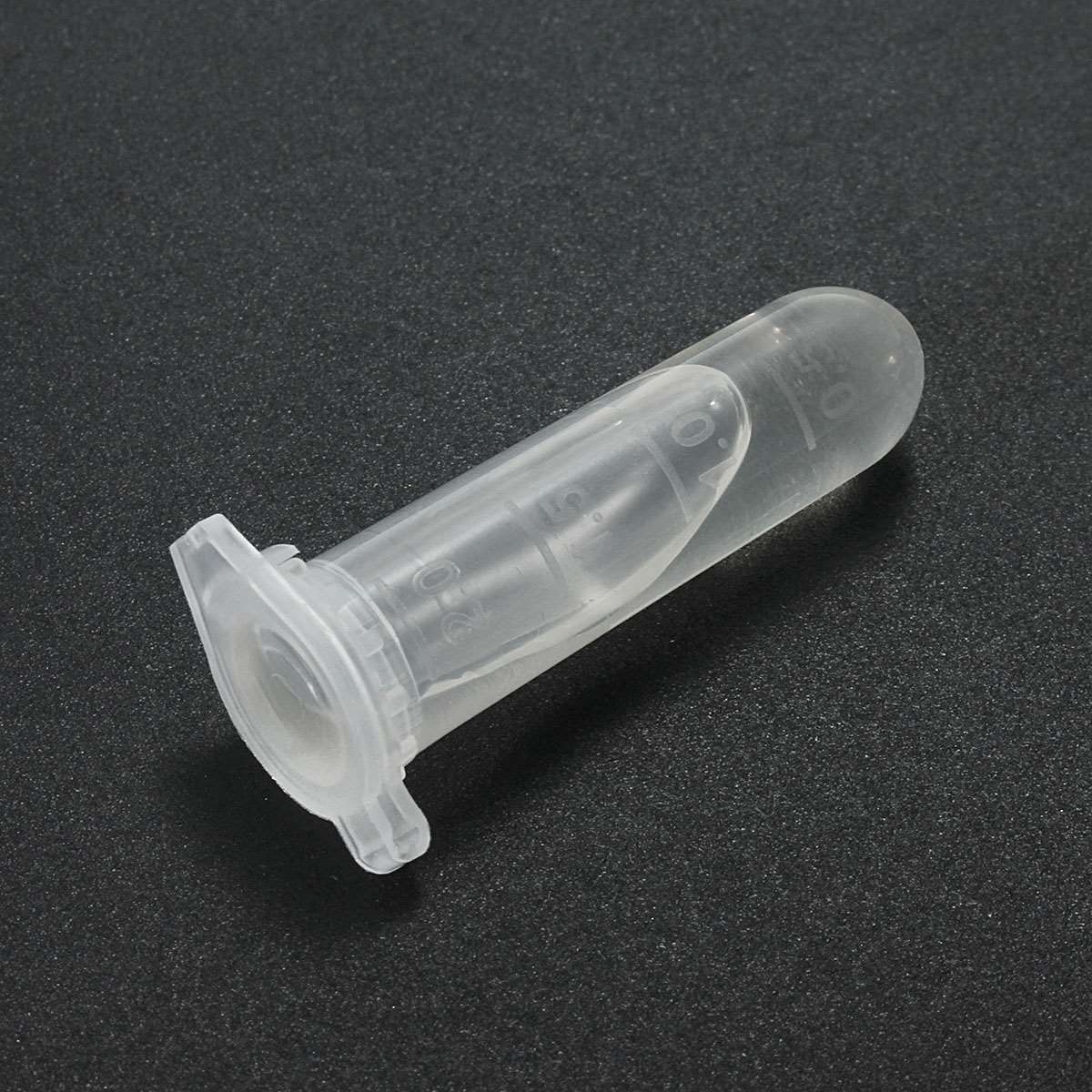 Kicute 100pcs Excellent 2ml Transparet Plastic Centrifuge Test Tube Vial Sample Container Bottle With Cap School Lab Supplies
