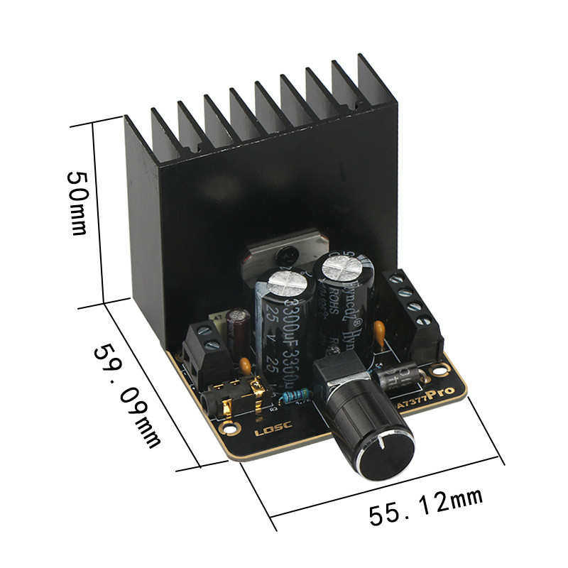 AIYIMA TDA7377 Audio Amplifier Board 35W*2 Dual Channel Stereo Power Amplifier Car AMP Home Sound Theatre