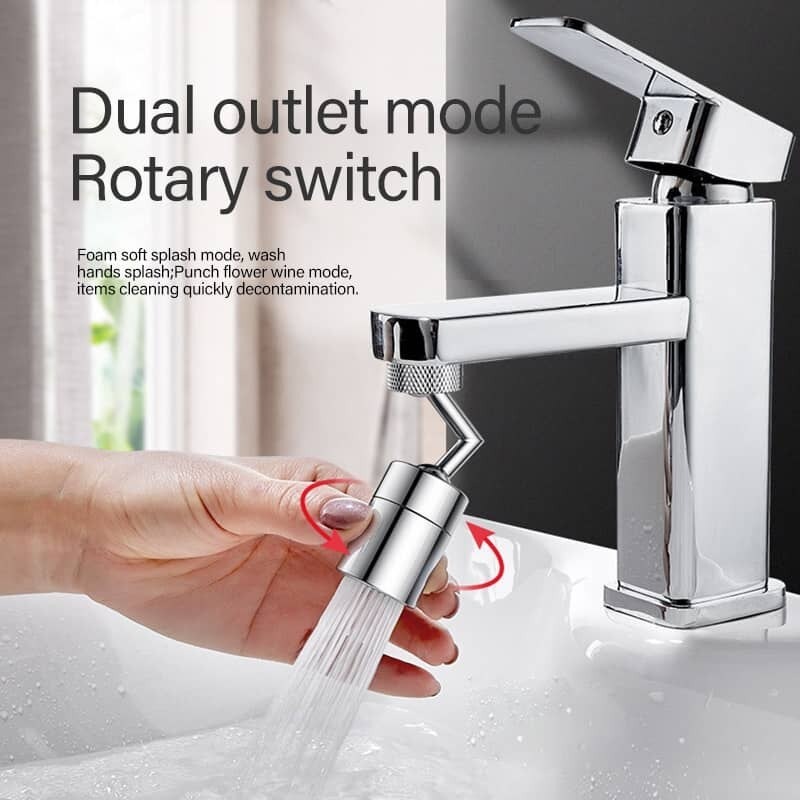 720 Degree Swivel Sink Faucet Aerator Water Tap Adapter for Kitchen Bathroom Super Water Saving Tap Faucet Aerator Bubbler