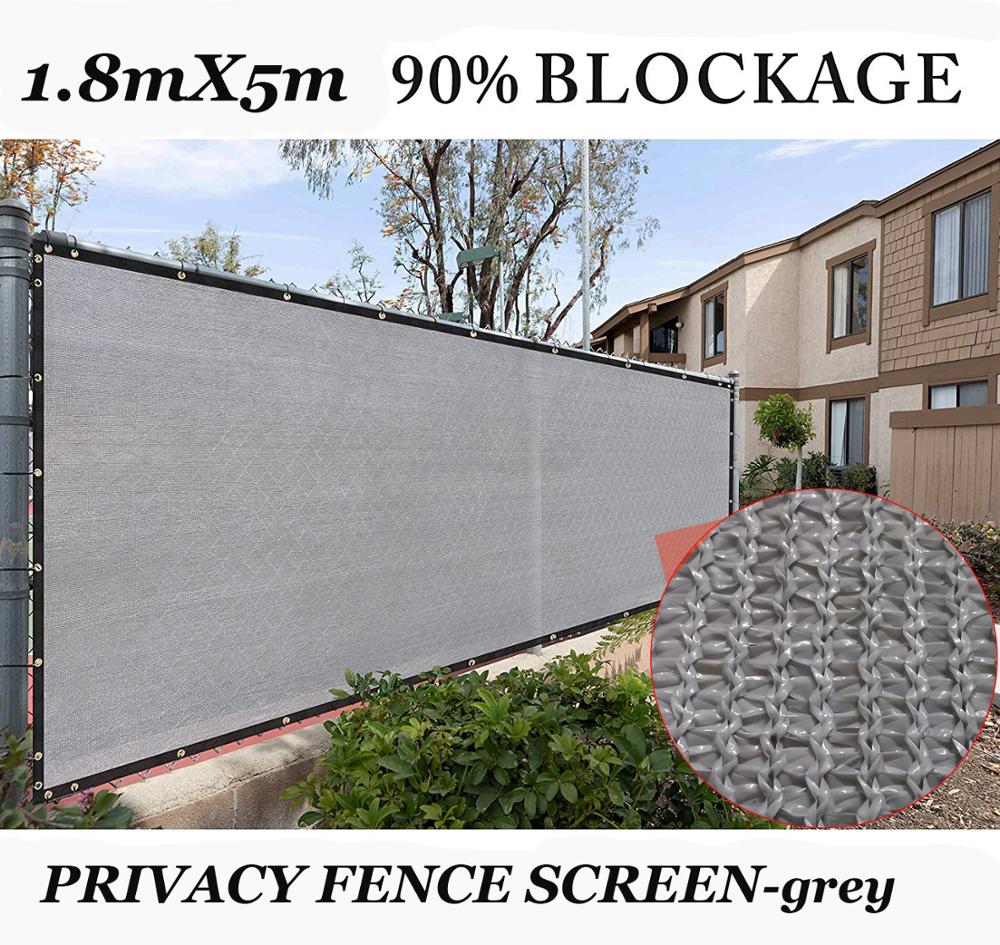 Privacy Screen Fence Heavy Duty Outdoor Backyard Fencing Windscreen Shade Cover Mesh for Pool Garden Yard Construction Site