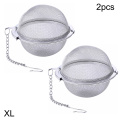 L/XL Size Tea Infuser Ball Mesh Loose Leaf Herb Strainer Stainless Steel Secure Locking High Quality