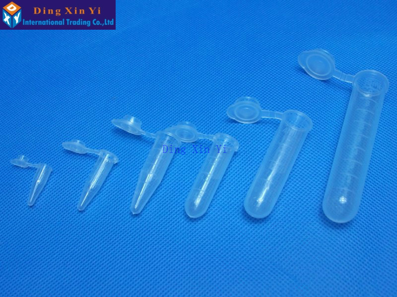 (1000 pieces/lot) 0.2ml Plastic centrifuge tube PP material High quality Centrifugal tube with cover