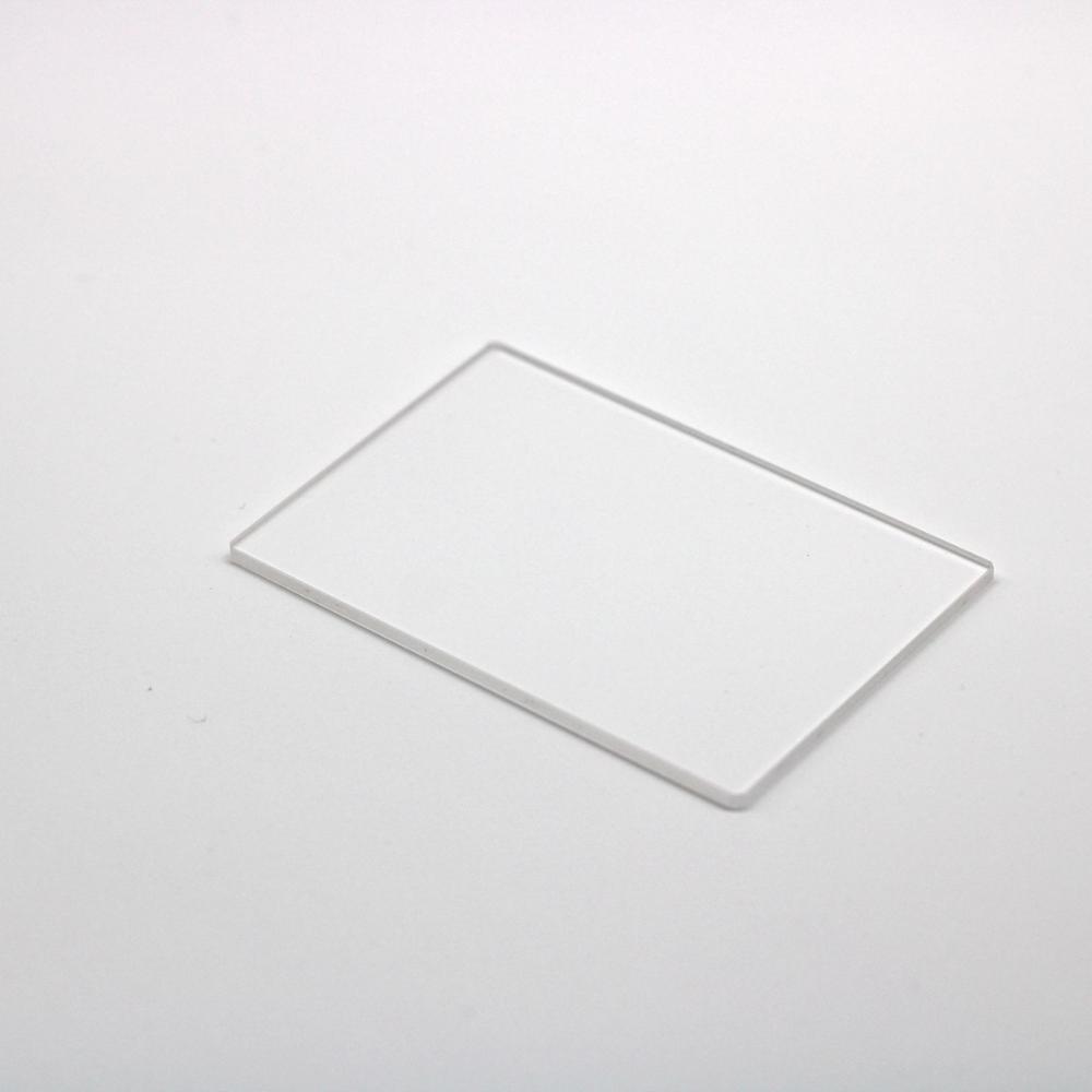 JGS2 size 80x80x2mm uv quartz glass plate