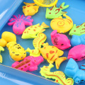 41pcs with Inflatable Pool Magnetic Fishing Toys Kids Fishing Game Play Set Funny Classic Magnet Toys for Children Gift