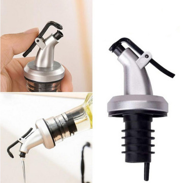 Oil Bottle Stopper ABS Olive Oil Sprayer Lock Plug Seal Leak-proof Food Grade Plastic Nozzle Wine Pourers Bar Tools Wine Pourers