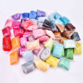 50pcs Wool Felt Fiber Needle Felting Wool Merino 70s Poke Roving Wool Wet Felting Needlework Accessory DIY Craft Project Supply