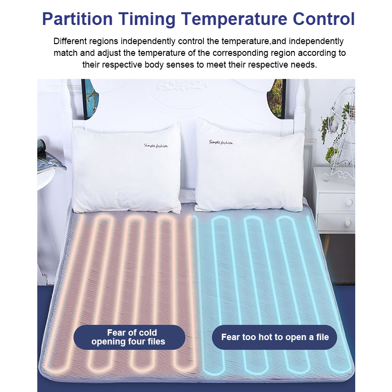Electric Heating Blanket Automatic Thermostat Double Body Warmer Bed Mattress Electric Heated Carpets Mat Heater 220V EU Plug
