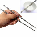 SUEF selling 1 Pair Chinese Stainless Steel Chop Sticks Stylish Non-slip Design Chopsticks Kitchen Tools Home Garden Household@3