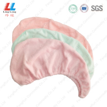 Light color smooth headband hair dry towel
