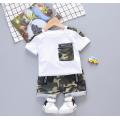 Baby Boy Clothes Summer Casual Clothes Set Cotton T-shirt+shorts 2pcs Kids Clothes New Fashion Boy Outfit Set Boy Clothes