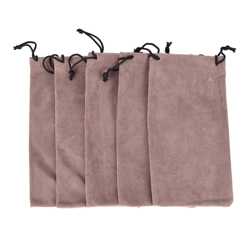 (10 PCS) Drawstring Sunglass Bag In Velvet Material Very Soft Eyeglasses Pouch