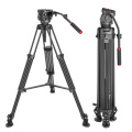Neewer Heavy Duty Video Tripod Aluminum Alloy with 360 Degree Fluid Drag Head Quick Shoe Plate for DSLR Cameras Video Camcorders