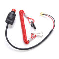 New Hot Safety Tether Lanyard Motorcycle Accessories Universal Boat Outboard Engine Motor Kill Stop Switch Motorcycle Switches