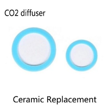 CO2 Diffuser Reactor nano Refinement Ceramic Disc Replacement Slice Plant Carbon Dioxide Kit Aquarium Aquatic Fish Tank