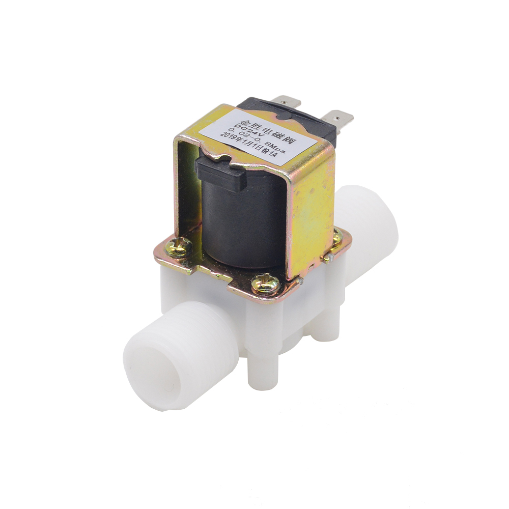 Normally Close Style 1/2"Plastic Solenoid Valve 12/24/220V Water Pneumatic Pressure Controller Switch