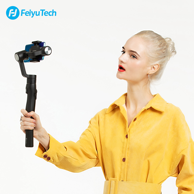 FeiyuTech Vimble 2S for iPhone Samsung Huawei Smartphone Vimble 2 S Gimbal 3-Axis Stabilizer Handheld Gimbal with Extension Pole